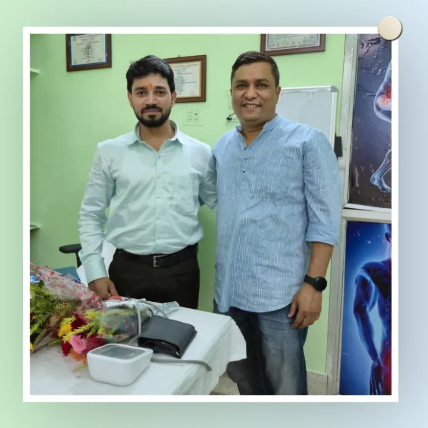 Happy Pain Free Patient at BK Spine Care Ranchi